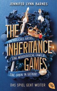 Erbin in Gefahr, Teil zwei der Reihe The Inheritance Games, Buchcover